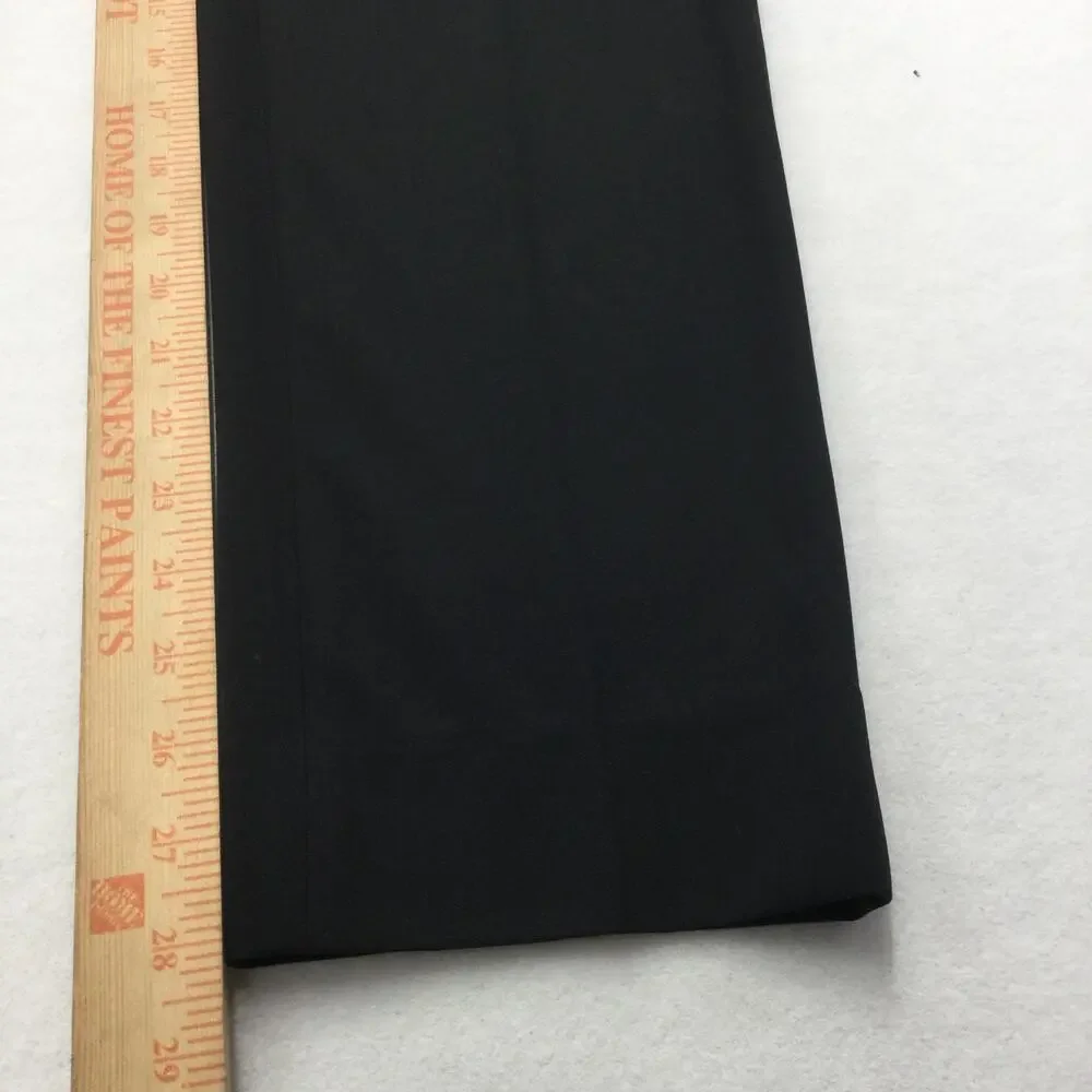 J.M. Haggar Pants Mens 29x30 Black Slim Fit Stretch Flat Front Dress Slacks